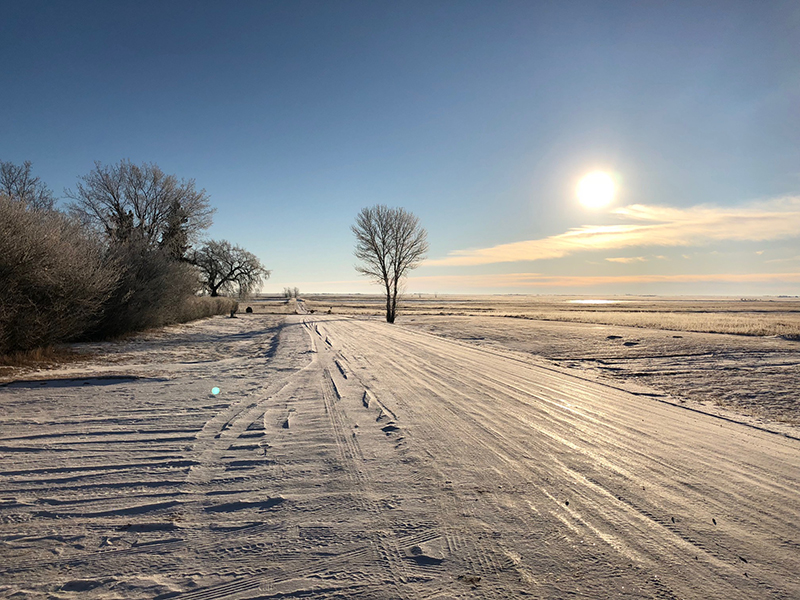 Winter sales drone photography